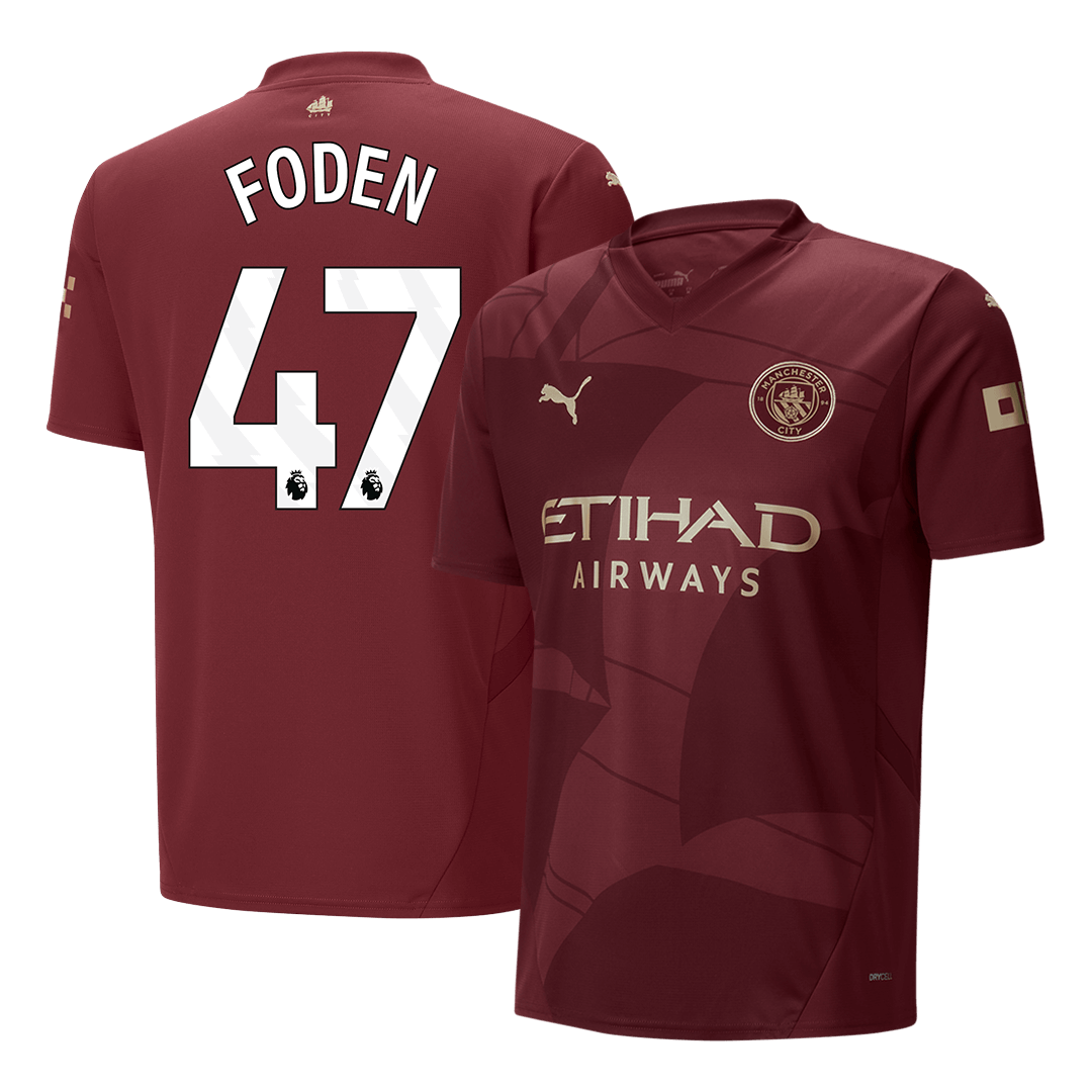 FODEN #47 Manchester City Third Away Cheap Soccer Jersey 2024/25 Go Soccer World Shop