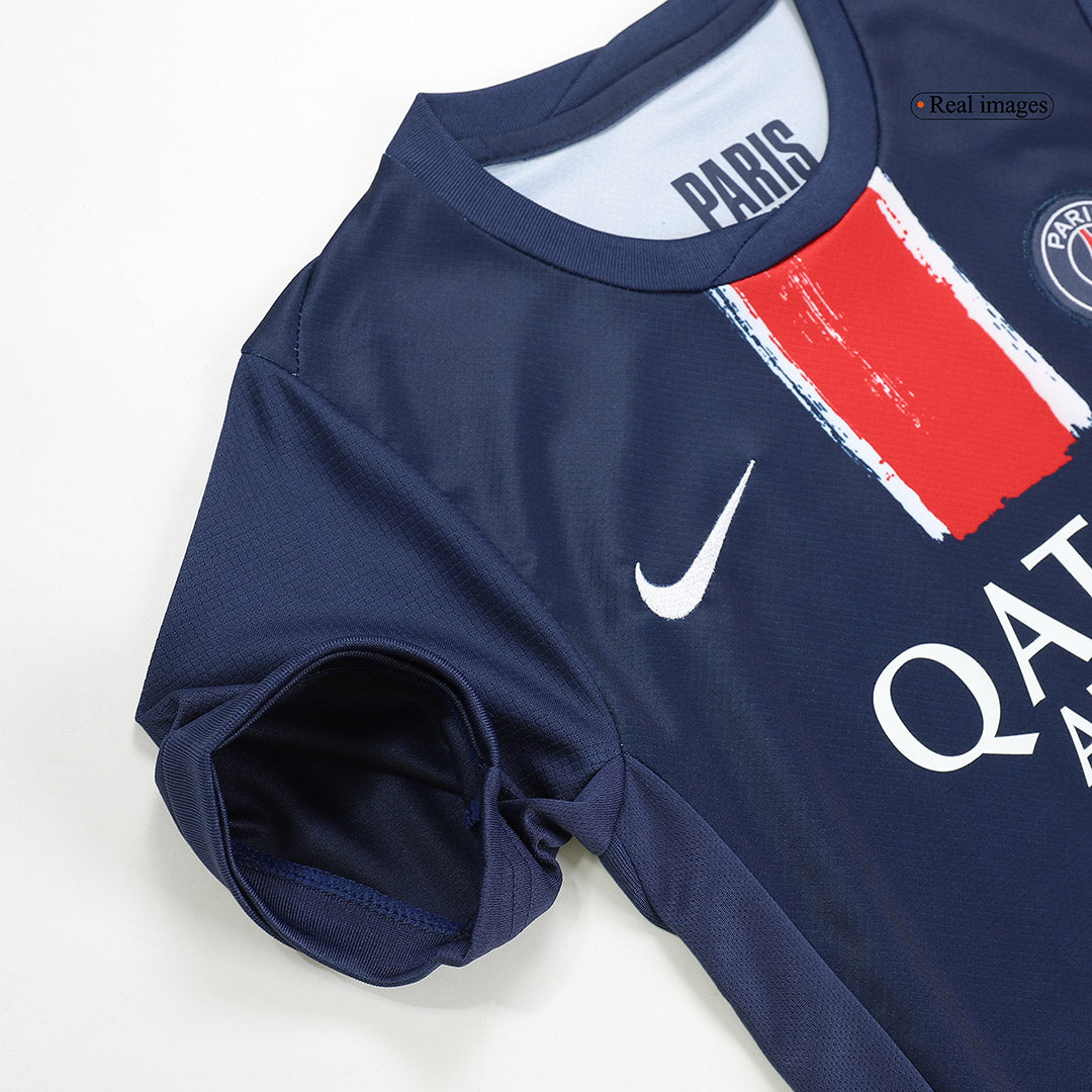 Kid's PSG Home Soccer Jersey Kit(Jersey+Shorts) 2024/25 Go Soccer World Shop