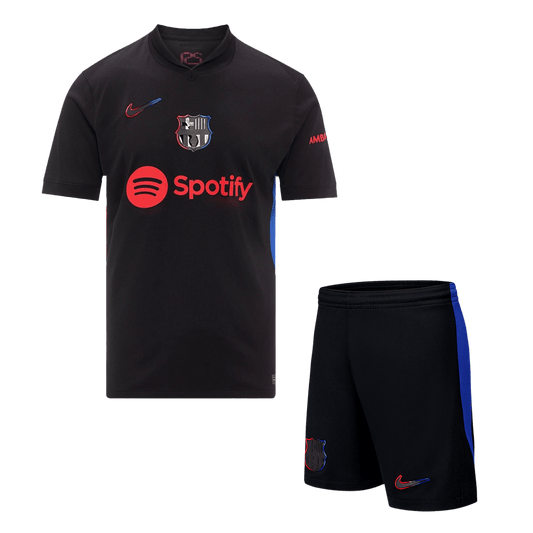 Barcelona Away Cheap Soccer Jersey Kit(Jersey+Shorts) 2024/25 Go Soccer World Shop