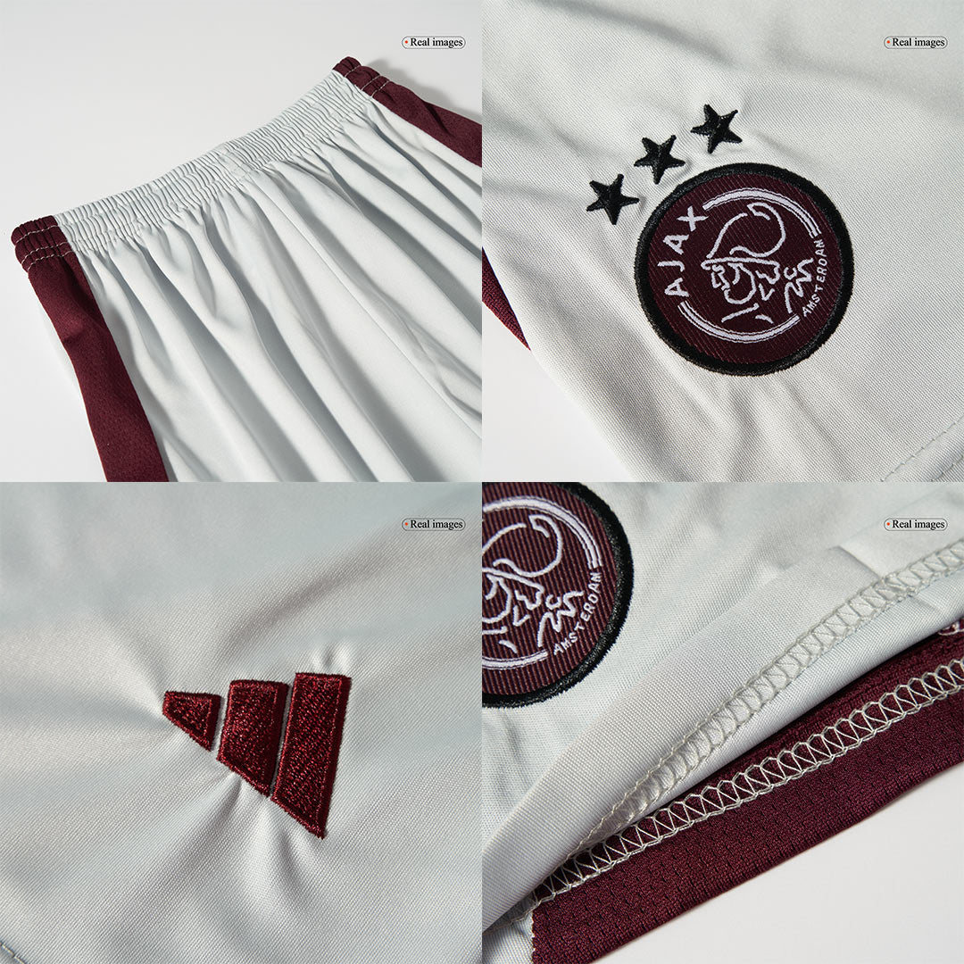 Kid's Ajax Third Away Cheap Soccer Jersey Kit(Jersey+Shorts) 2024/25 Go Soccer World Shop