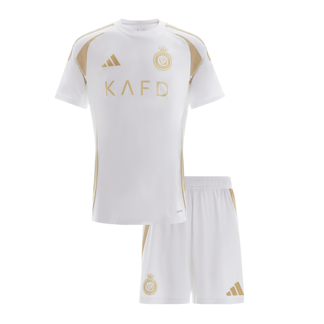 Kid's Al Nassr Third Away Cheap Soccer Jersey Kit(Jersey+Shorts) 2024/25 Go Soccer World Shop