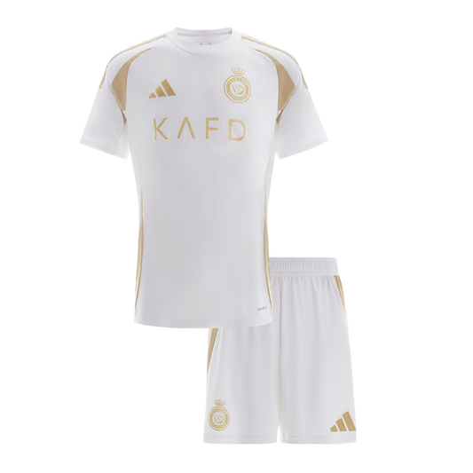 Kid's Al Nassr Third Away Cheap Soccer Jersey Kit(Jersey+Shorts) 2024/25 Go Soccer World Shop