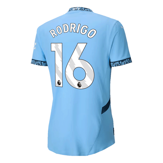Player Version RODRIGO #16 Manchester City Home Cheap Soccer Jersey 2024/25 Go Soccer World Shop