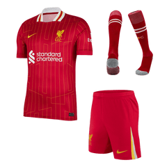 Liverpool Home Cheap Soccer Jersey Kit(Jersey+Shorts+Socks) 2024/25 Go Soccer World Shop
