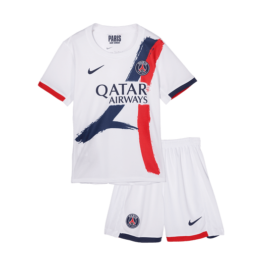 Kid's PSG Away Cheap Soccer Jersey Kit(Jersey+Shorts+Socks) 2024/25 Go Soccer World Shop