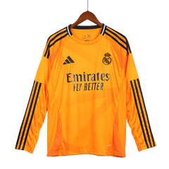 Real Madrid Away Long Sleeve Cheap Soccer Jersey 2024/25 Go Soccer World Shop