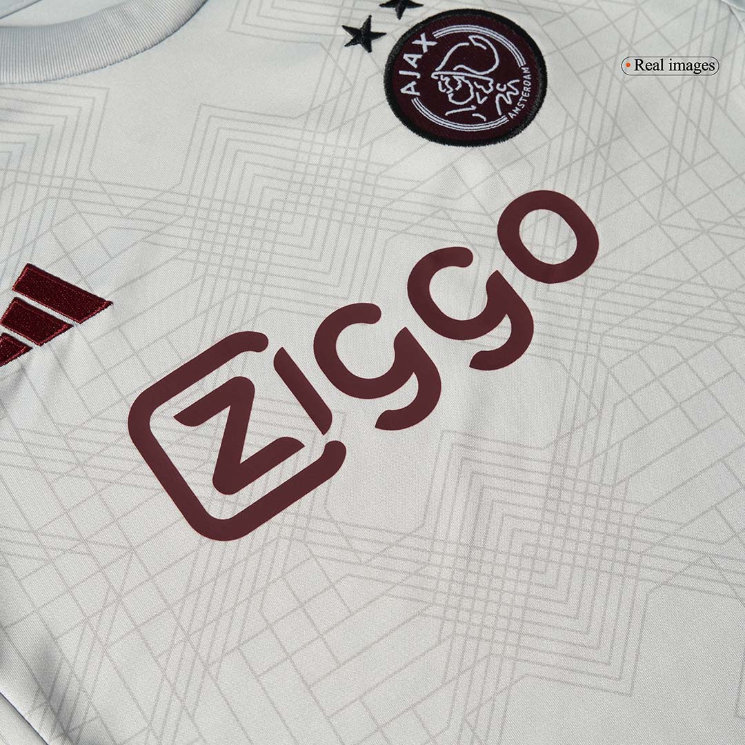 Kid's Ajax Third Away Cheap Soccer Jersey Kit(Jersey+Shorts) 2024/25 Go Soccer World Shop