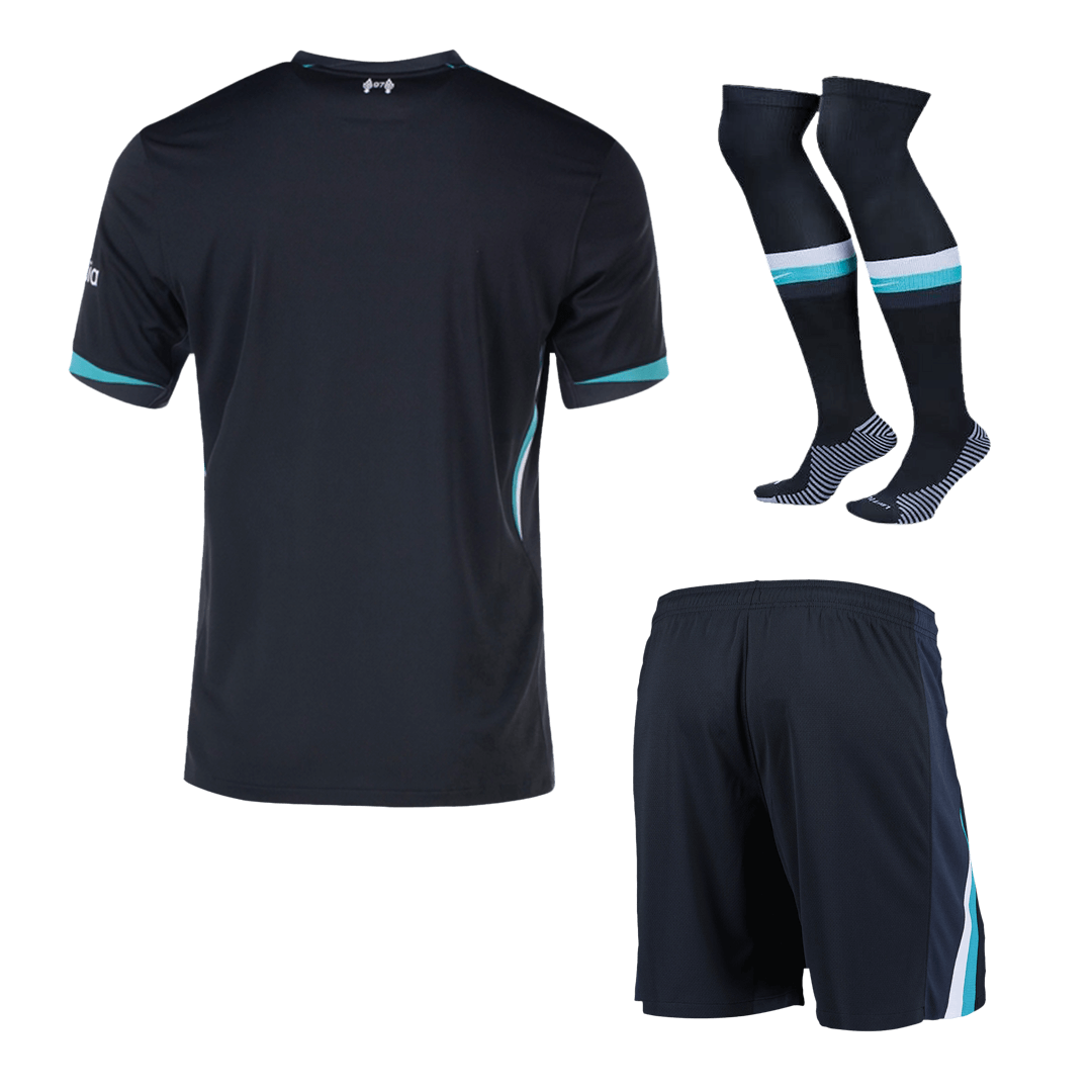 Liverpool Away Cheap Soccer Jersey Kit(Jersey+Shorts+Socks) 2024/25 Go Soccer World Shop