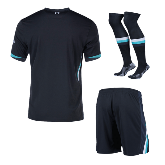 Liverpool Away Cheap Soccer Jersey Kit(Jersey+Shorts+Socks) 2024/25 Go Soccer World Shop