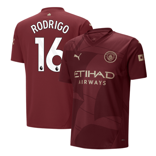 RODRIGO #16 Manchester City Third Away Cheap Soccer Jersey 2024/25 Go Soccer World Shop