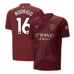 RODRIGO #16 Manchester City Third Away Cheap Soccer Jersey 2024/25 Go Soccer World Shop