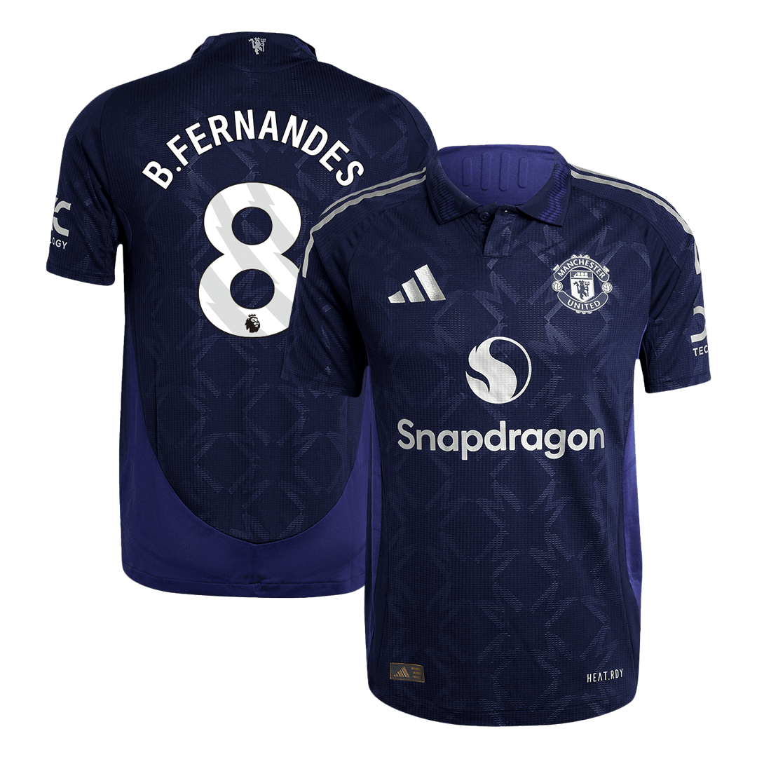 Player Version B.FERNANDES #8 Manchester United Away Cheap Soccer Jersey 2024/25 Go Soccer World Shop