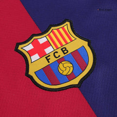 LAMINE YAMAL #19 Barcelona Home Cheap Soccer Jersey 2024/25- Spotify Logo Without Text Go Soccer World Shop
