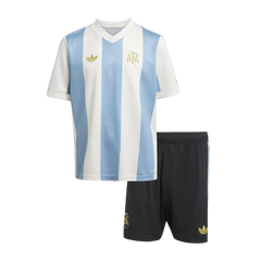 Kid's Argentina Cheap Soccer Jersey Kit(Jersey+Shorts) 2024 - 50th Anniversary Go Soccer World Shop