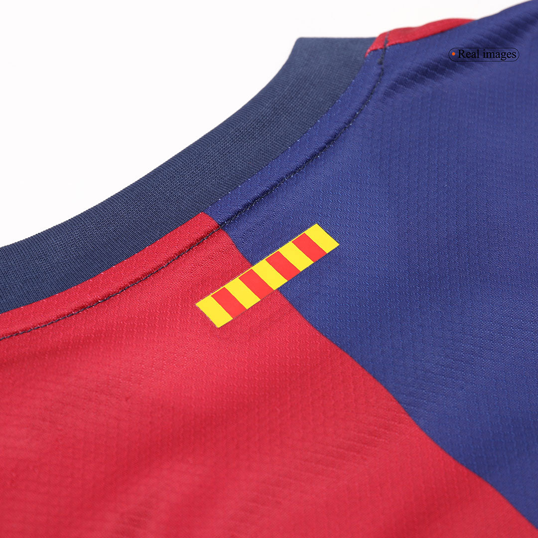 Kid's Barcelona Home Cheap Soccer Jersey Kit(Jersey+Shorts+Socks) 2024/25 Go Soccer World Shop