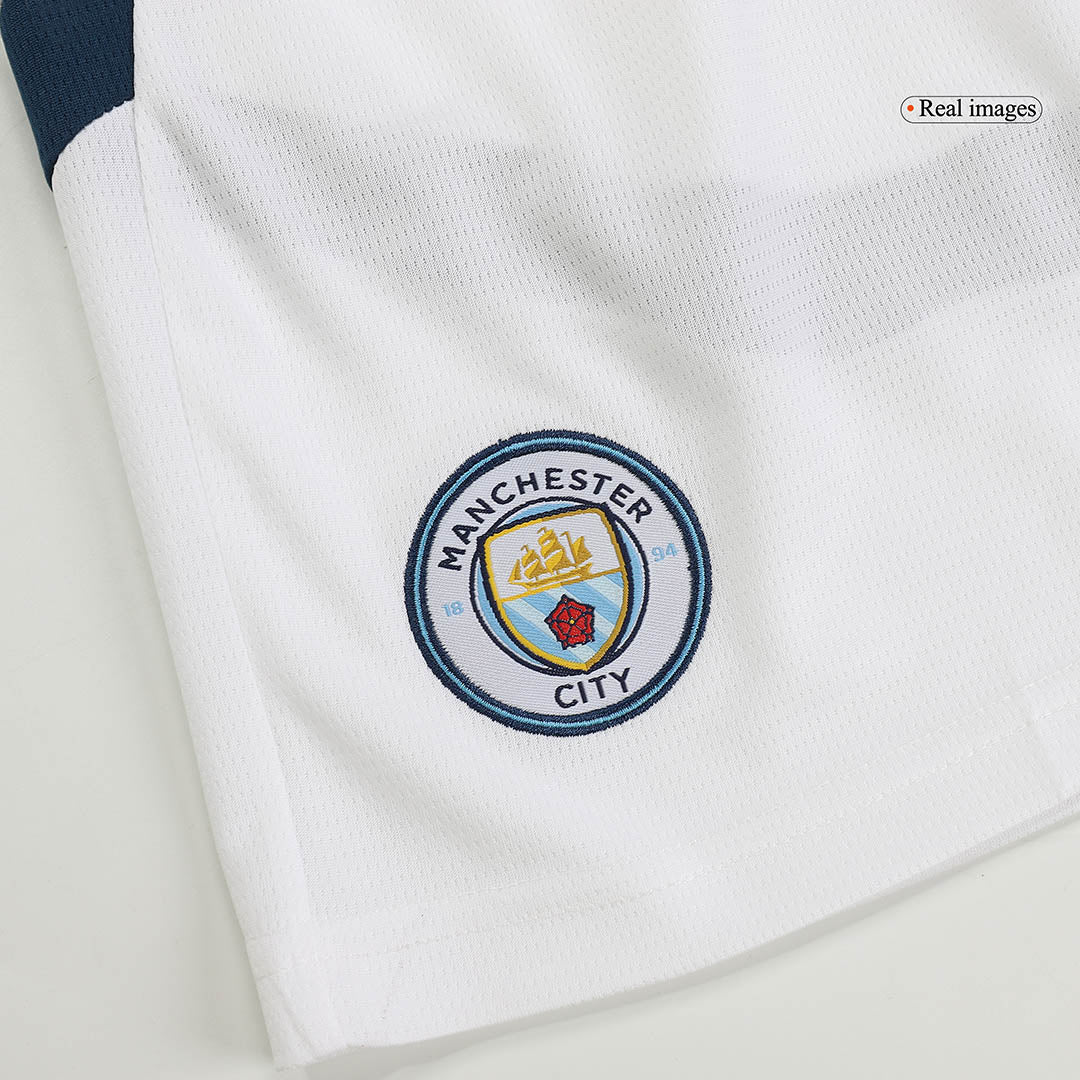 Manchester City Home Soccer Shorts 2024/25 Go Soccer World Shop