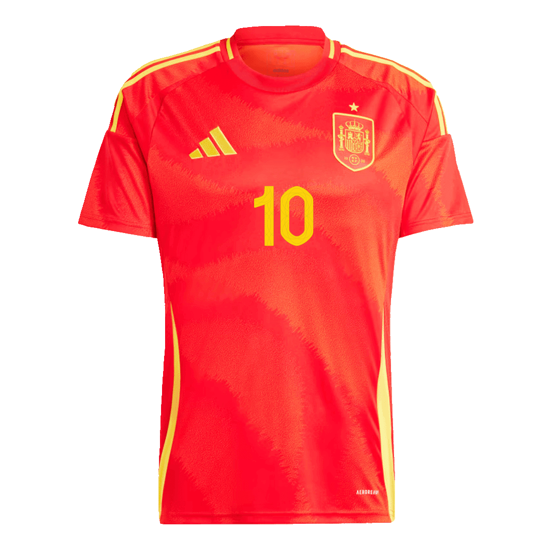 LAMINE YAMAL #10 Spain Home Cheap Soccer Jersey Euro 2024 Go Soccer World Shop