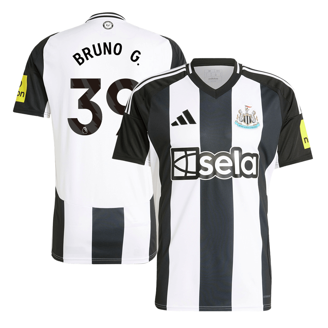 BRUNO G. #39 Newcastle United Home Cheap Soccer Jersey 2024/25 Go Soccer World Shop