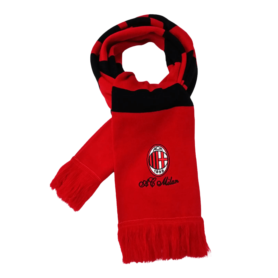 AC Milan Soccer knitting Scarf Red Red&Black Go Soccer World Shop
