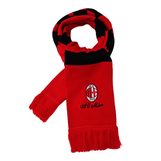 AC Milan Soccer knitting Scarf Red Red&Black Go Soccer World Shop