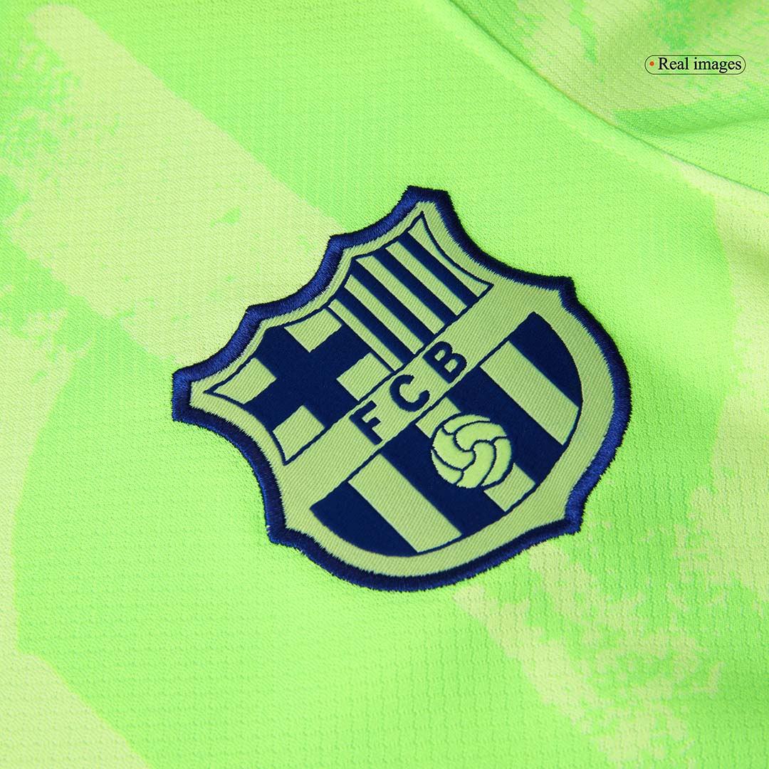 Barcelona Third Away Cheap Soccer Jersey Kit(Jersey+Shorts+Socks) 2024/25- (Spotify Logo Without Text) Go Soccer World Shop