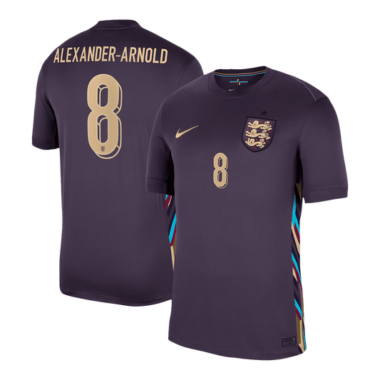 ALEXANDER-ARNOLD #8 England Away Cheap Soccer Jersey Euro 2024 Go Soccer World Shop