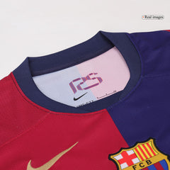 Barcelona Home Cheap Soccer Jersey Kit(Jersey+Shorts) 2024/25 Go Soccer World Shop