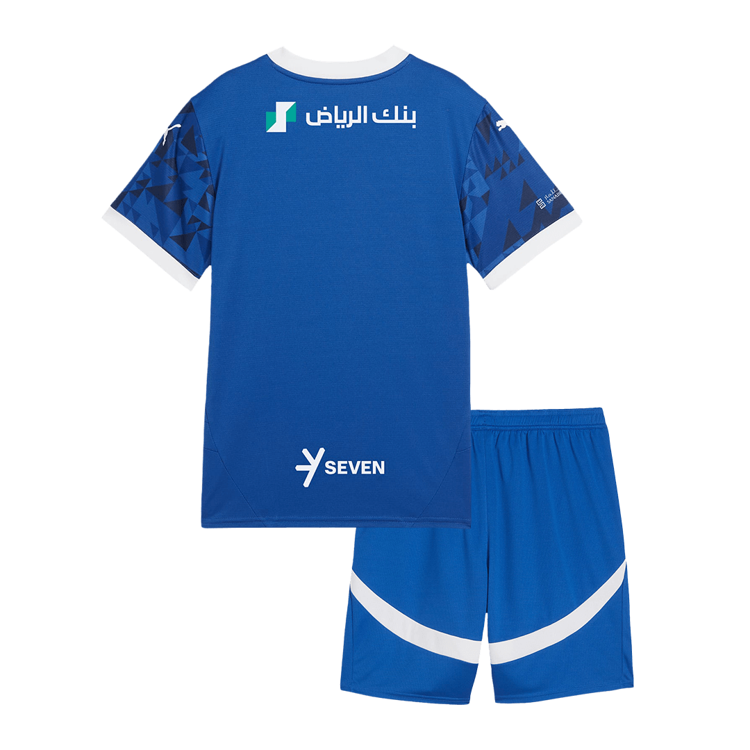 Kid's Al Hilal SFC Home Cheap Soccer Jersey Kit(Jersey+Shorts) 2024/25 Go Soccer World Shop
