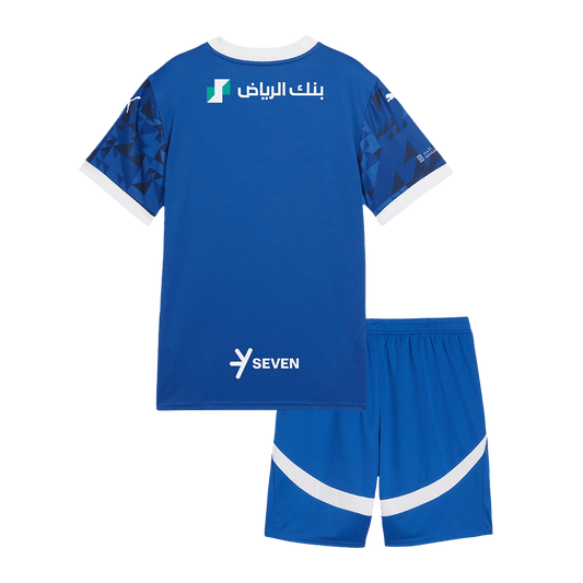 Kid's Al Hilal SFC Home Cheap Soccer Jersey Kit(Jersey+Shorts) 2024/25 Go Soccer World Shop