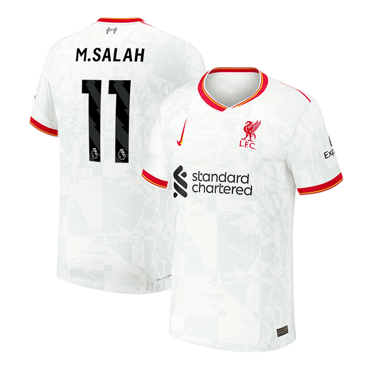 Player Version M.SALAH #11 Liverpool Third Away Cheap Soccer Jersey 2024/25 Go Soccer World Shop