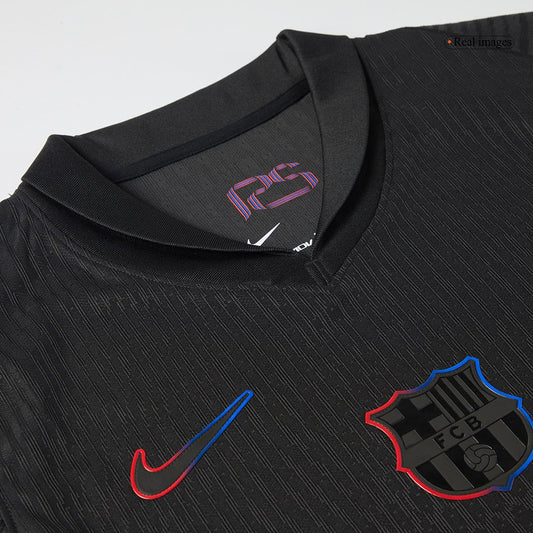 Player Version LAMINE YAMAL #19 Barcelona Away Cheap Soccer Jersey 2024/25k - UCL?Spotify Logo Without Text? Go Soccer World Shop