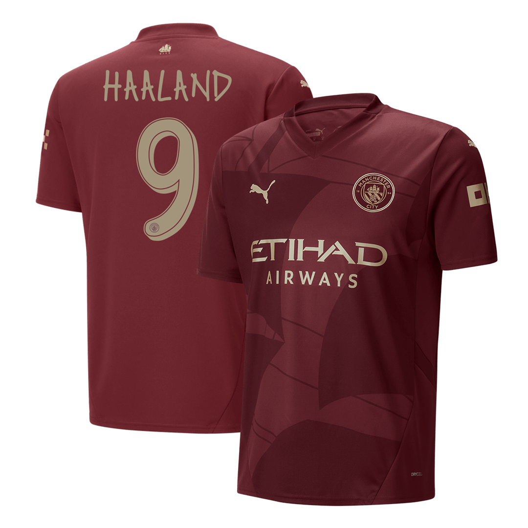 HAALAND #9 Manchester City Third Away Cheap Soccer Jersey 2024/25 - UCL Go Soccer World Shop