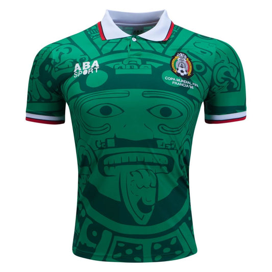 Discount Mexico Home Soccer Jersey 1998 Go Soccer World Shop