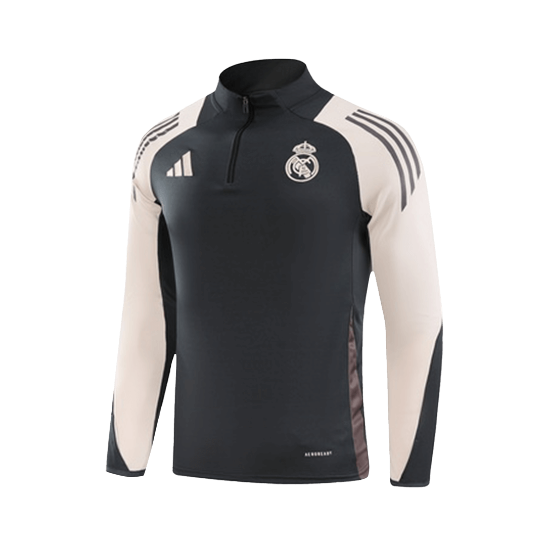 Real Madrid Zipper Sweatshirt Kit(Top+Pants) 2024/25 Go Soccer World Shop