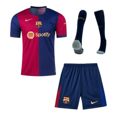 Barcelona Home Cheap Soccer Jersey Kit(Jersey+Shorts+Socks) 2024/25 Go Soccer World Shop