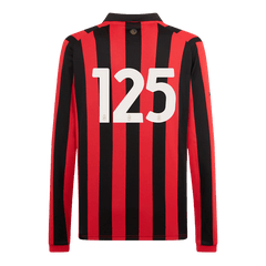 #125 AC Milan 125th Anniversary Long Sleeve Cheap Soccer Jersey 2024/25 Go Soccer World Shop