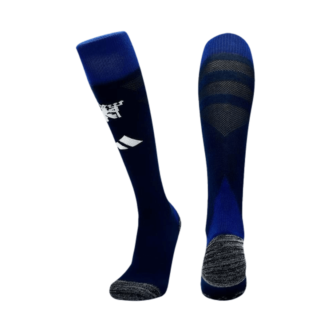 Manchester United Away Soccer Socks 2024/25 Go Soccer World Shop