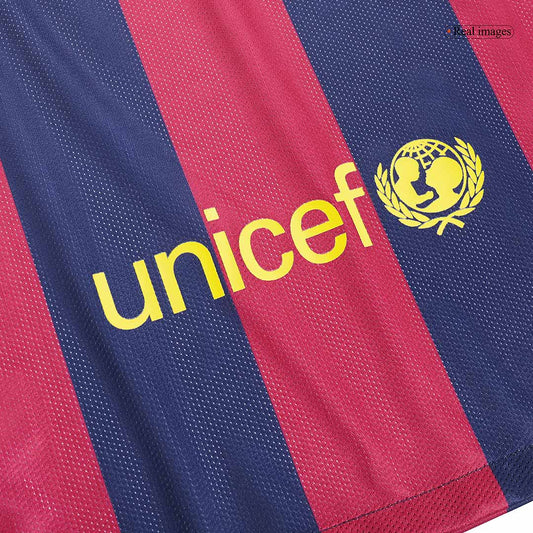Retro NEYMAR JR #11 2014/15 Barcelona Home Long Sleeve Cheap Soccer Jersey Go Soccer World Shop