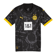 Kid's Borussia Dortmund Away Cheap Soccer Jersey Kit(Jersey+Shorts) 2023/24 Go Soccer World Shop