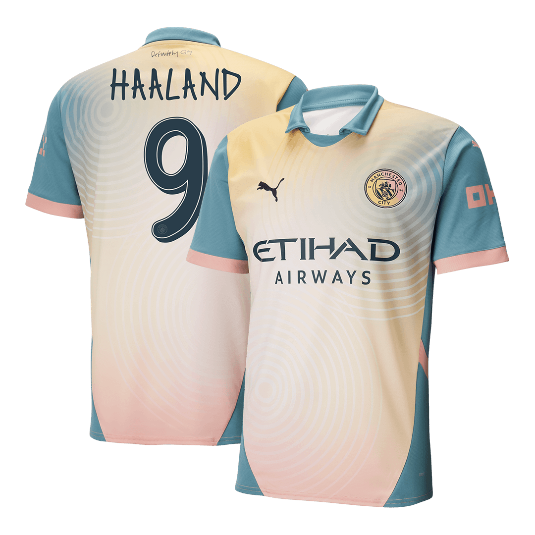 HAALAND #9 Manchester City Fourth Away Cheap Soccer Jersey 2024/25 - Definitely City Go Soccer World Shop