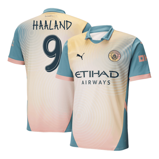HAALAND #9 Manchester City Fourth Away Cheap Soccer Jersey 2024/25 - Definitely City Go Soccer World Shop