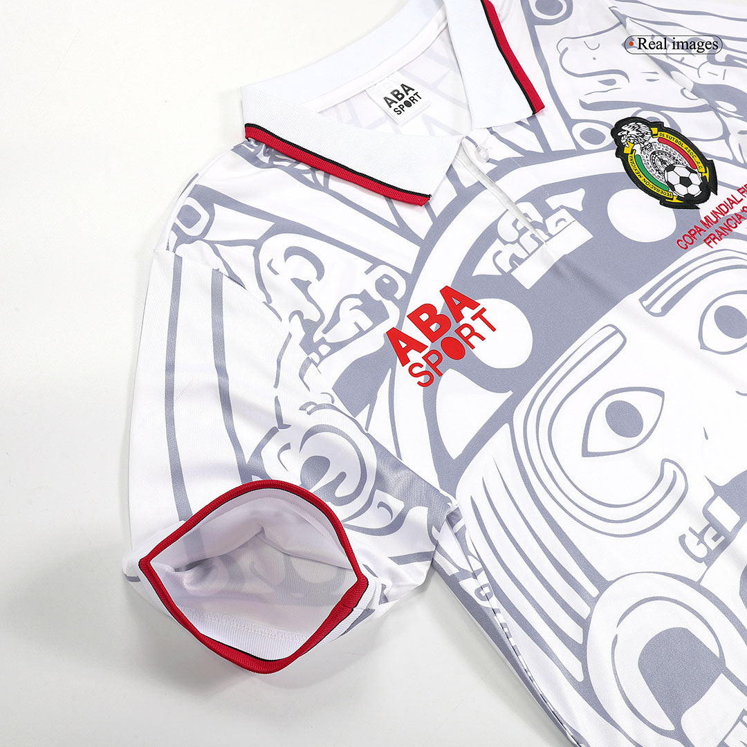 Mexico Away Retro Soccer Jersey 1998 Go Soccer World Shop