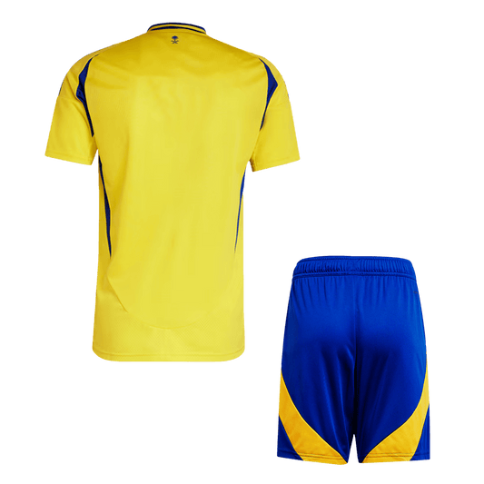 Al Nassr Home Cheap Soccer Jersey Kit(Jersey+Shorts) 2024/25 Go Soccer World Shop