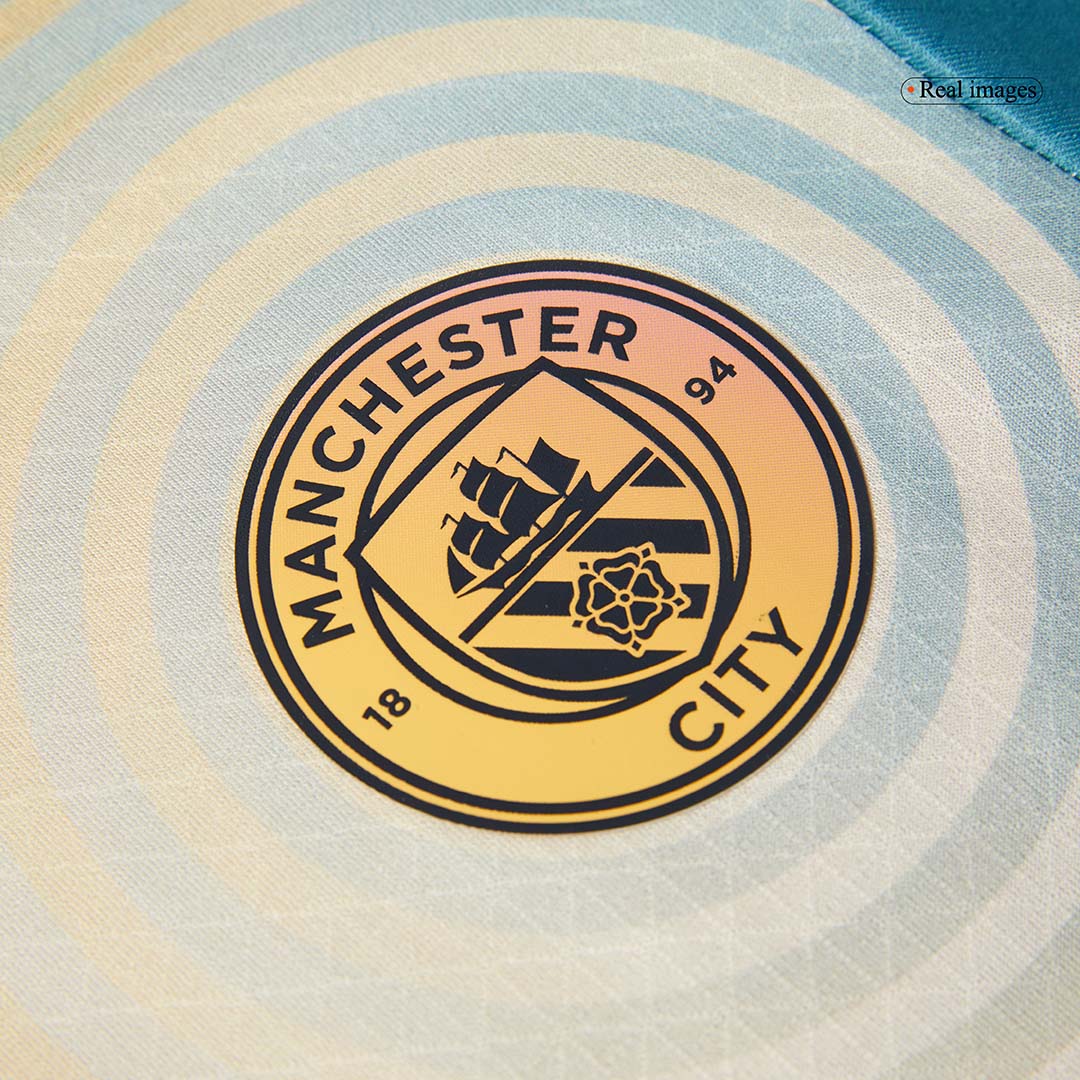 Player Version DE BRUYNE #17 Manchester City Fourth Away Cheap Soccer Jersey 2024/25 - Definitely City Go Soccer World Shop