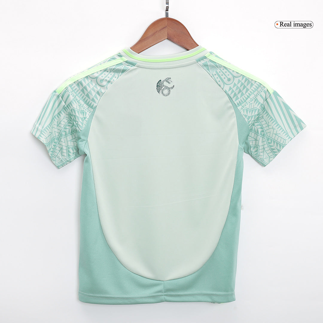 Kid's Mexico Away Jerseys Kit(Jersey+Shorts) Copa América 2024 Go Soccer World Shop