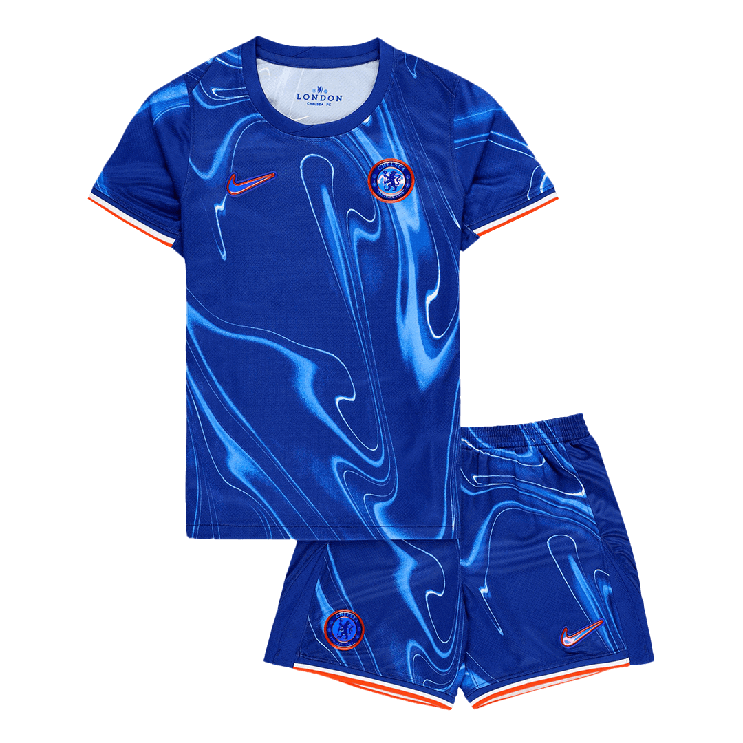 Kid's Chelsea Home Cheap Soccer Jersey Kit(Jersey+Shorts) 2024/25 Go Soccer World Shop