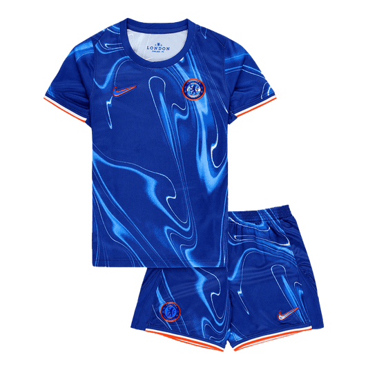 Kid's Chelsea Home Cheap Soccer Jersey Kit(Jersey+Shorts) 2024/25 Go Soccer World Shop