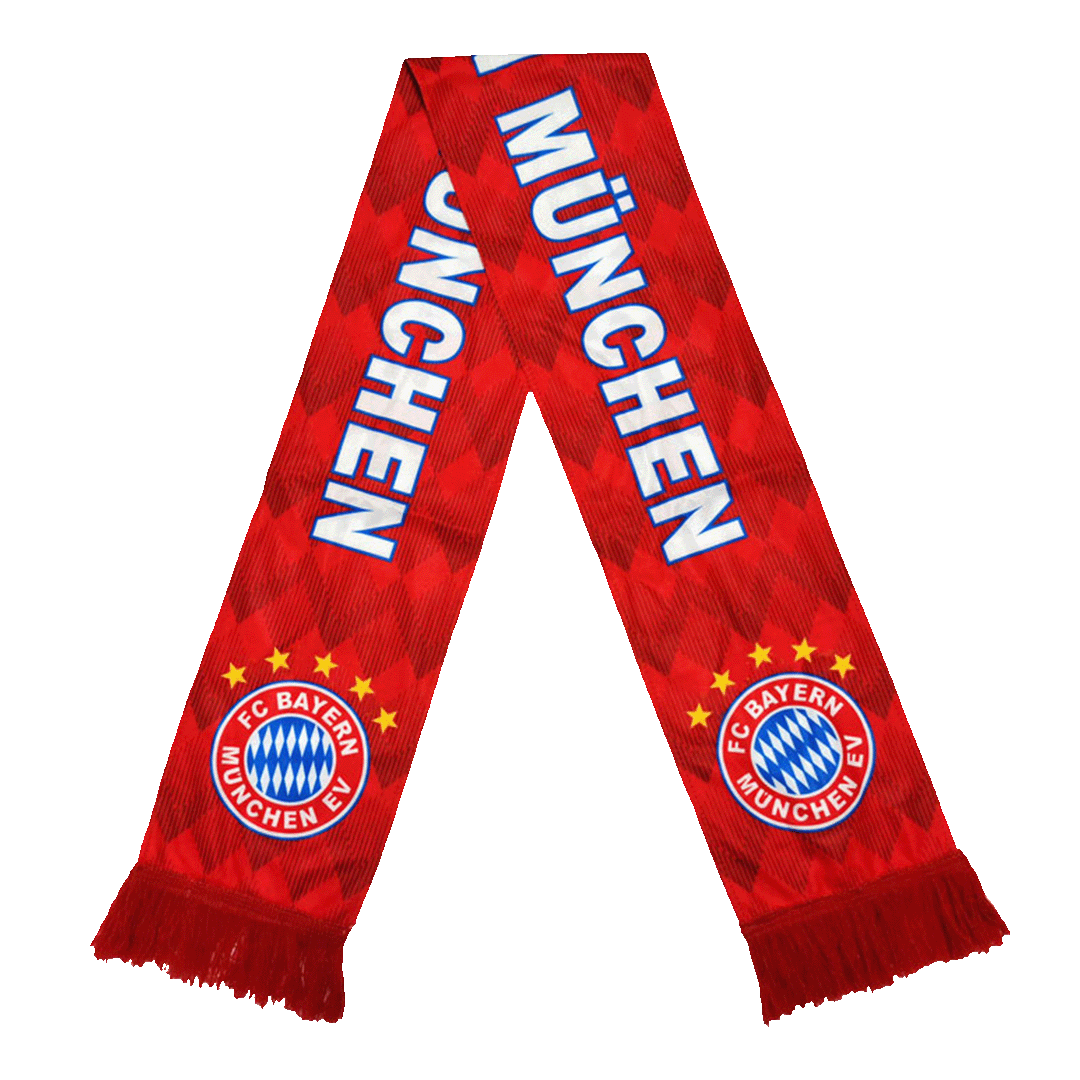 Bundesliga Bayern Scarf Red Go Soccer World Shop