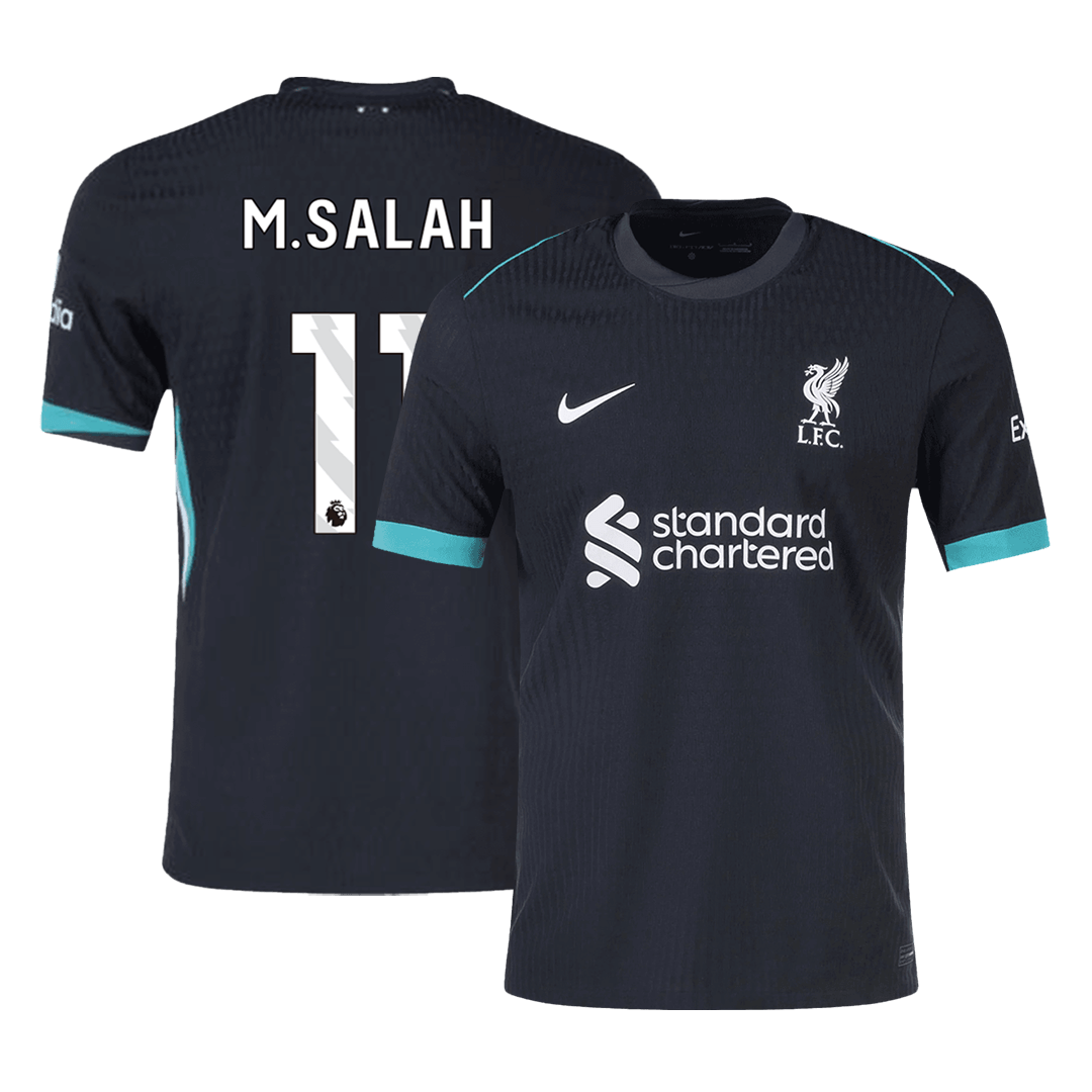 Player Version M.SALAH #11 Liverpool Away Cheap Soccer Jersey 2024/25 Go Soccer World Shop