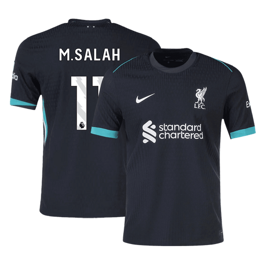 Player Version M.SALAH #11 Liverpool Away Cheap Soccer Jersey 2024/25 Go Soccer World Shop